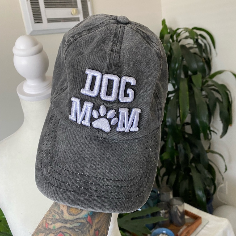 “Dog Mom” Adjustable Hat